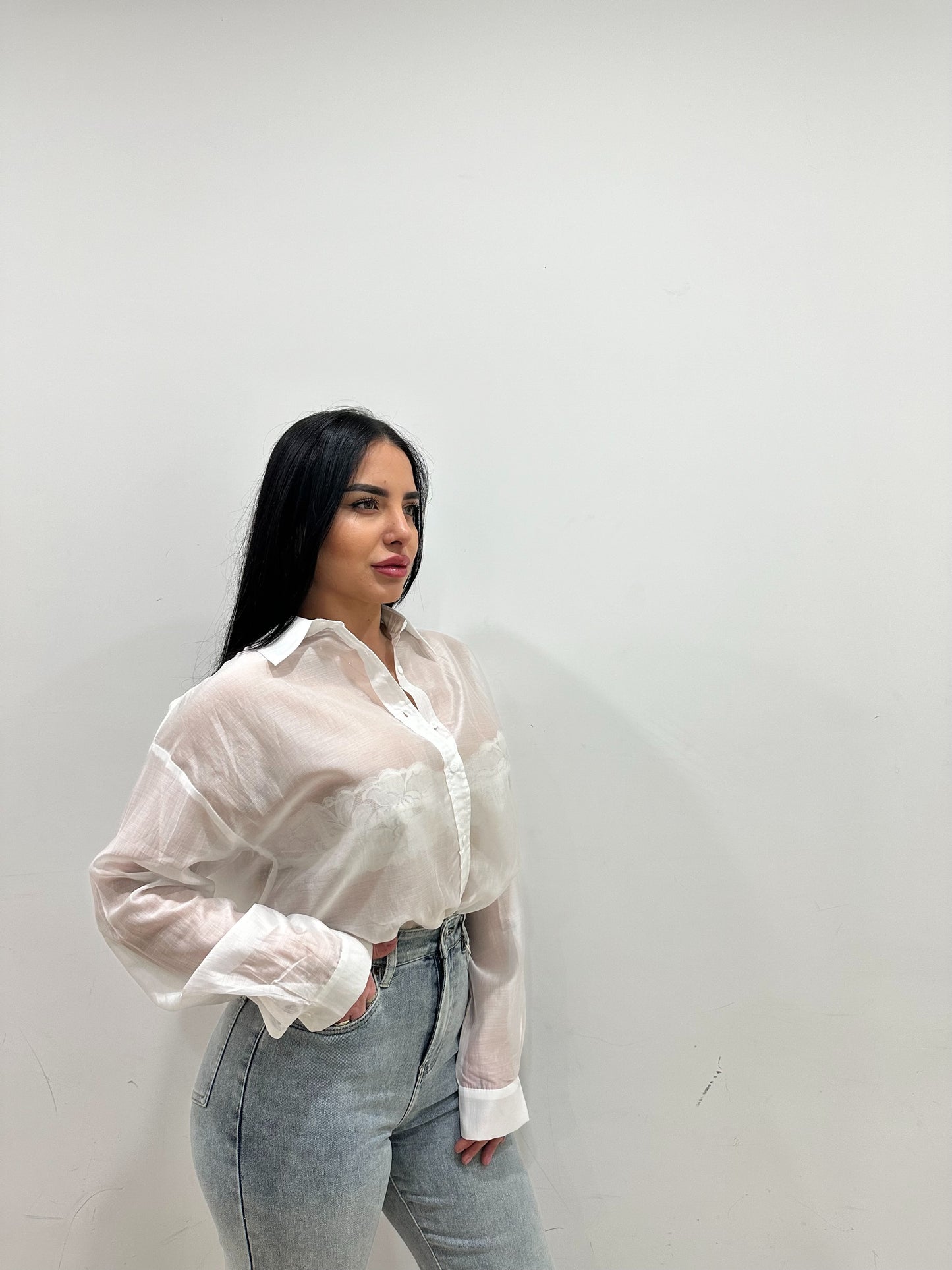 Camicia Semivelata